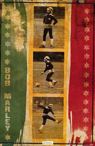 Bob Marley Soccer Poster