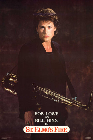  Rob Lowe - St Elmo's Fire Poster