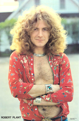 Led Zeppelin Robert Plant March 1972 Poster