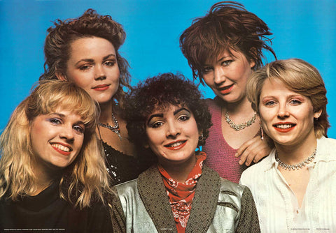 The Go-Go's Band Portrait Poster