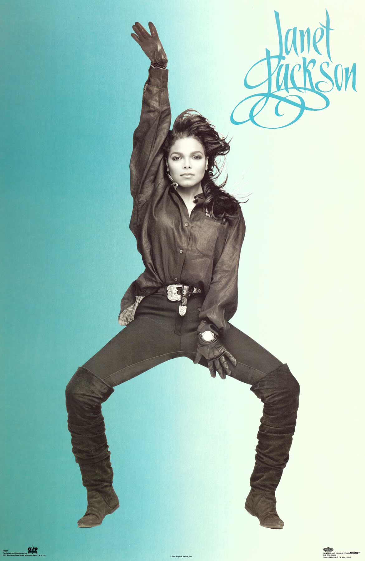Poster: Janet Jackson 80's Portrait (22x35