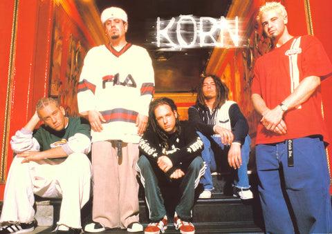 Korn Band Portrait 1999 Poster