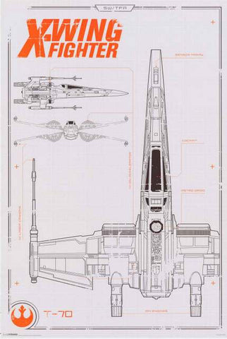 Star Wars X-Wing Poster