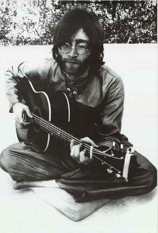 John Lennon Acoustic Guitar Poster