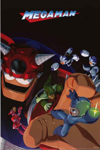 Mega Man Video Game Poster