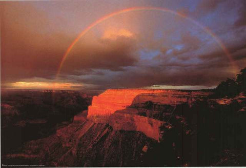 Grand Canyon Rainbow Poster