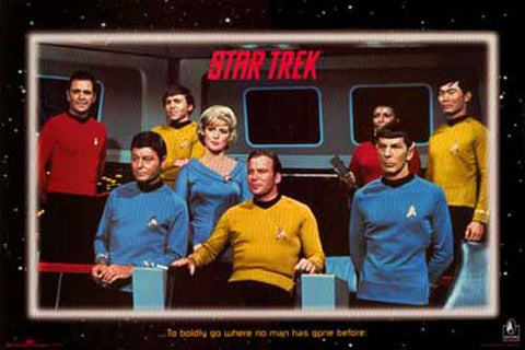 Star Trek TV Show Cast Poster