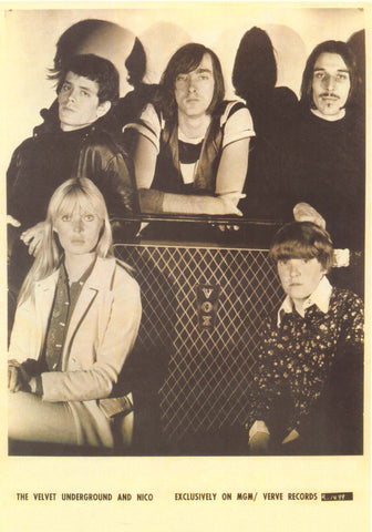 Velvet Underground Band Poster 24x33