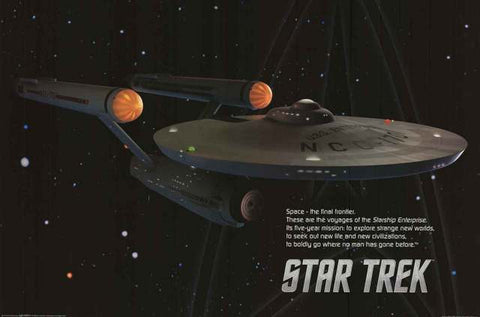 Star Trek USS Enterprise Poster