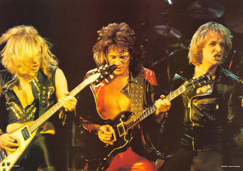 Judas Priest 1970s Live Trio Poster 24x34