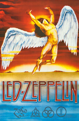Led Zeppelin Swan Song Poster 24x36