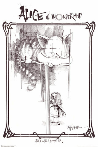 Ralph Steadman Cheshire Cat Poster 24x36