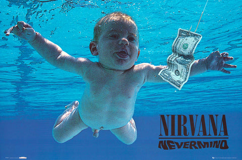 Nirvana Nevermind Album Cover Poster 