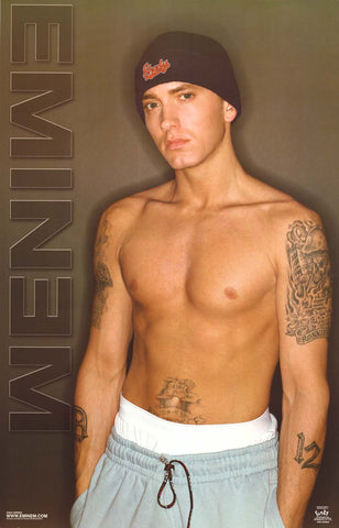Poster: Eminem Shirtless