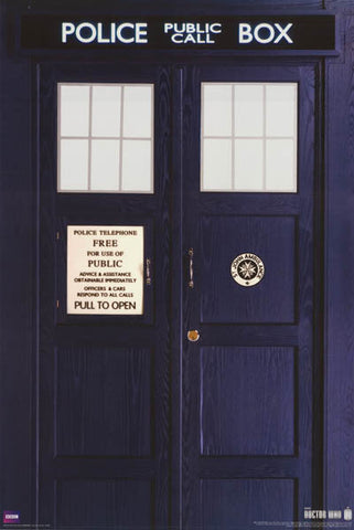 Doctor Who TARDIS Poster