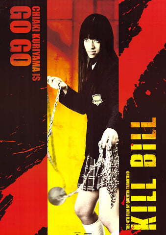 Kill Bill Gogo Chiaki Kuriyama 2003 Movie Poster 24x34