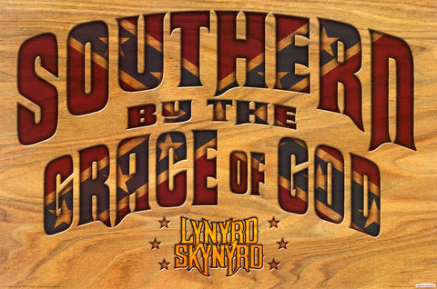 Lynyrd Skynyrd Southern Rock Poster