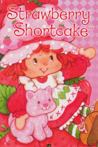 Strawberry Shortcake Cartoon Poster
