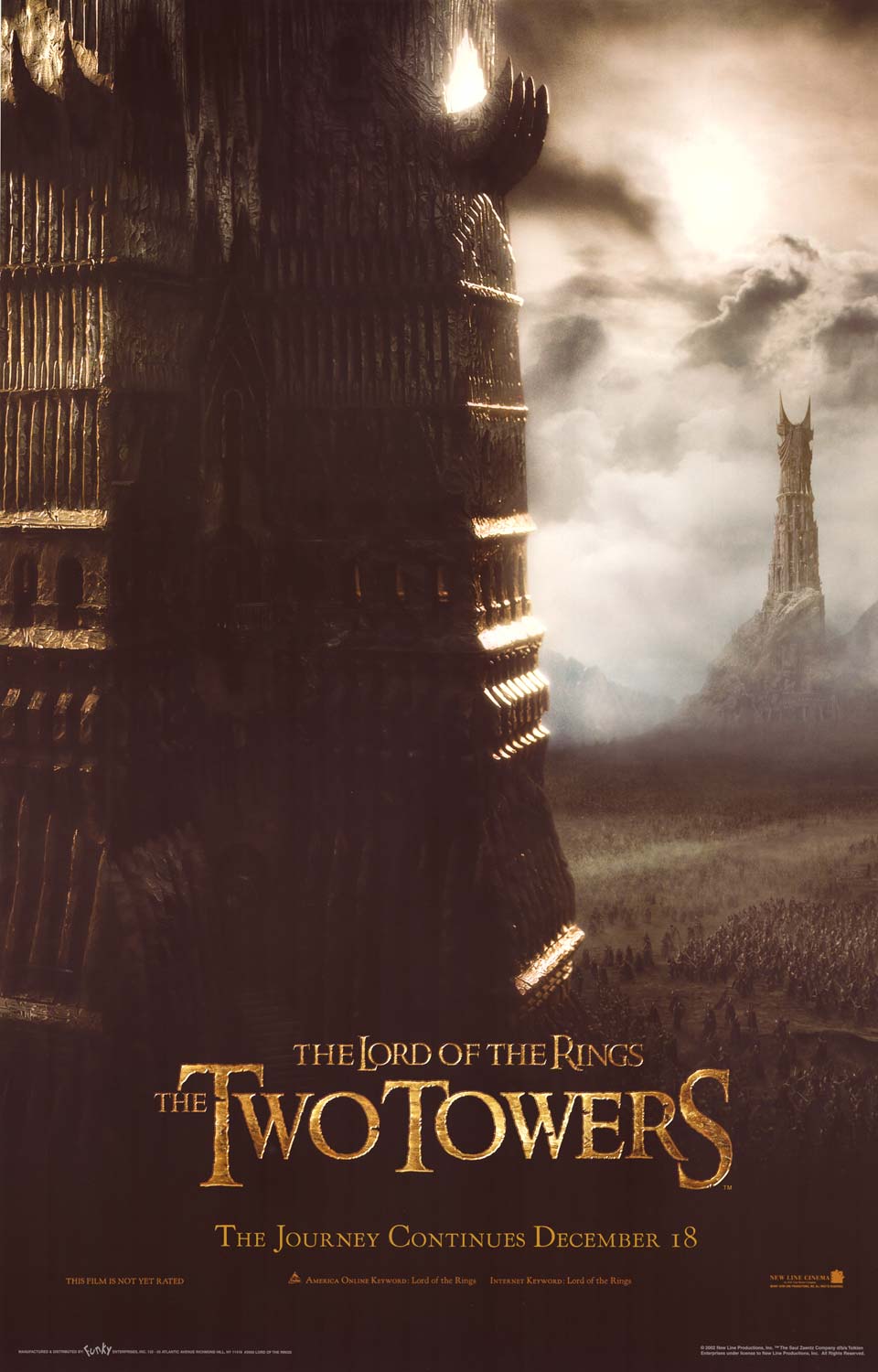 The Lord Of The Rings The Two Towers Poster New Releases In