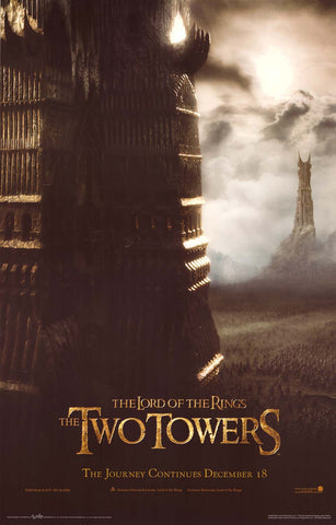 Lord of the Rings: The Two Towers 22x34