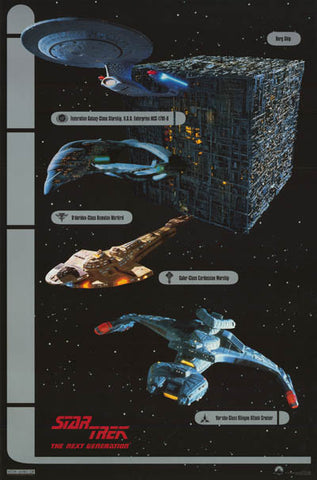 Star Trek Spacecraft Poster