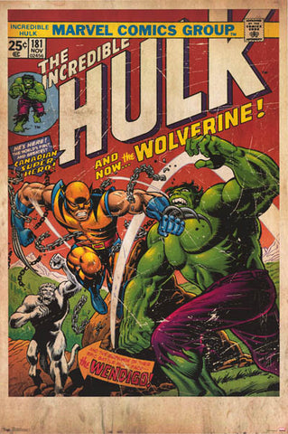 Incredible Hulk Marvel Comics Poster