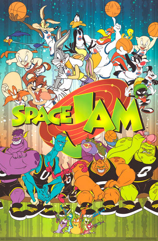 Space Jam - Cartoon Poster 22x34