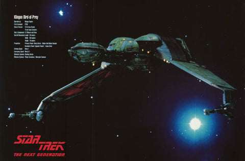 Star Trek Klingon Bird of Prey Poster
