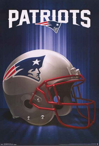 New England Patriots NFL Football Poster