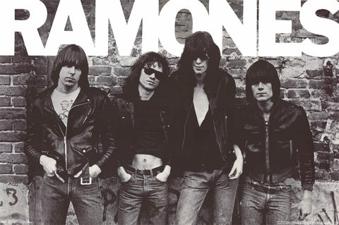 e Ramones B&W Group Portrait Poster 24"x34