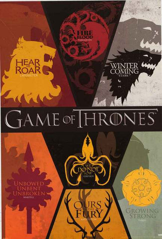 Game of Thrones Sigils Poster