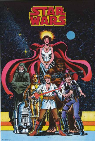 Star Wars Comic Book Poster