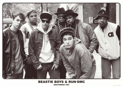 Beastie Boys Run-DMC Amsterdam 1987 Poster 24x33