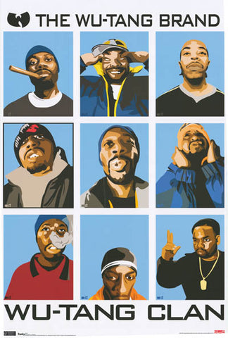 Wu-Tang Clan Pop Art Poster
