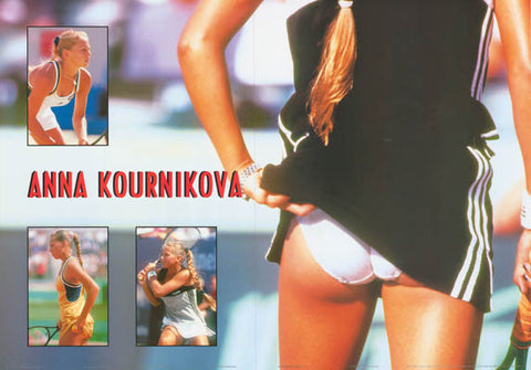 Anna Kournikova Tennis Poster
