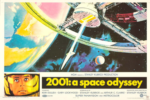 2001: A Space Odyssey Movie Art Poster