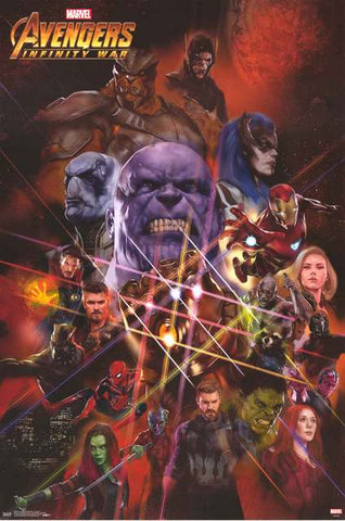 Avengers Infinity War Marvel Comics Movie Poster