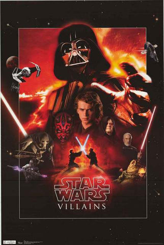 Star Wars Villains Poster