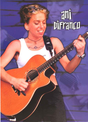 Ani DiFranco Portrait Poster