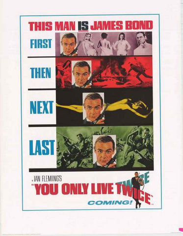James Bond You Only Live Twice Poster