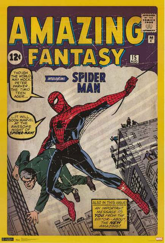 Spider-man Amazing Fantasy Poster