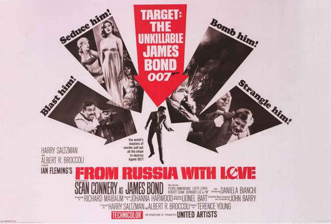 James Bond From Russia With Love Poster