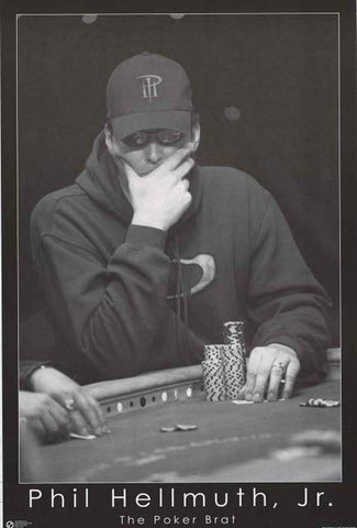 Phil Hellmuth Poker Poster