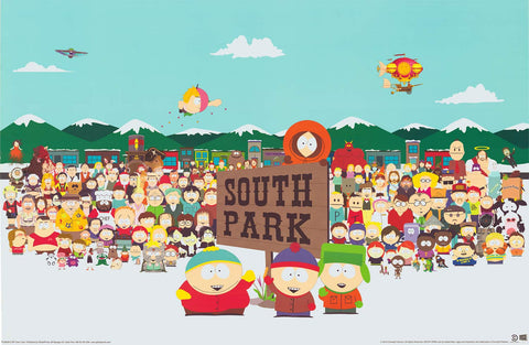 South Park Cartoon Cast Poster 24x36