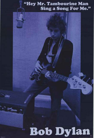 Bob Dylan Portrait Poster