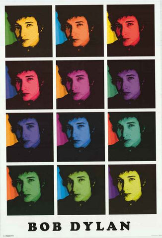 Bob Dylan Pop Art Poster