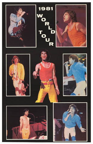 Rolling Stones Tour Poster