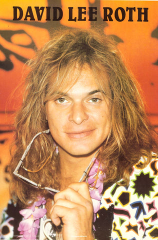 David Lee Roth Van Halen 1986 Poster 24x35