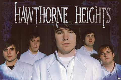 Poster: Hawthorne Heights Band Portrait (24"x36")