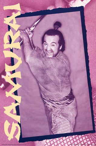John Belushi Samurai Futaba Poster